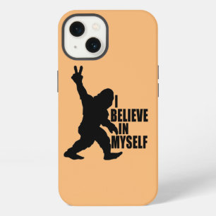 Funny Bigfoot-I Believe in Myself iPhone 13 Case
