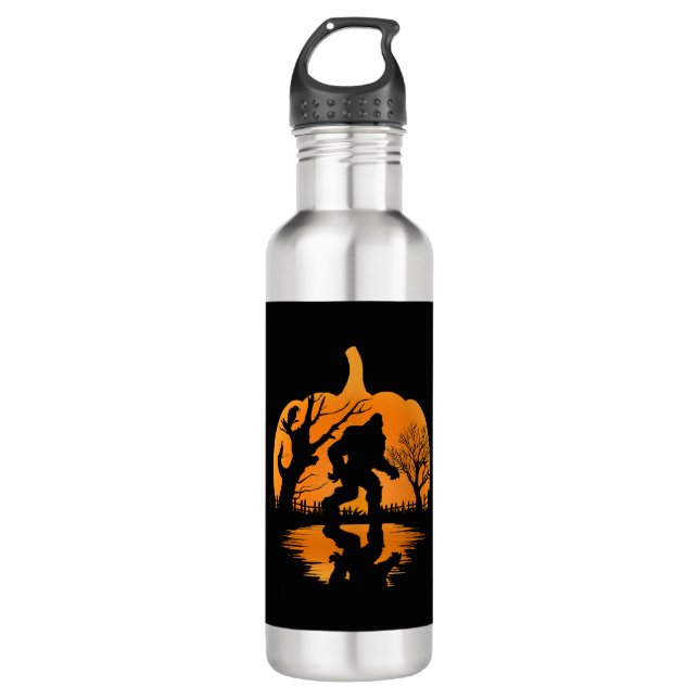 Funny Bigfoot Lover Halloween Gift - Halloween  710 Ml Water Bottle (Front)