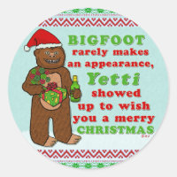 Funny Bigfoot Merry Christmas Sasquatch Pun
