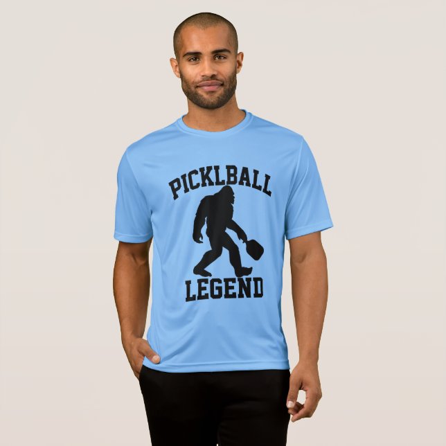 Funny Bigfoot Pickleball Legend  T-Shirt (Front Full)