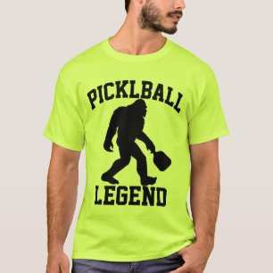 Funny Bigfoot Pickleball Legend T-Shirt