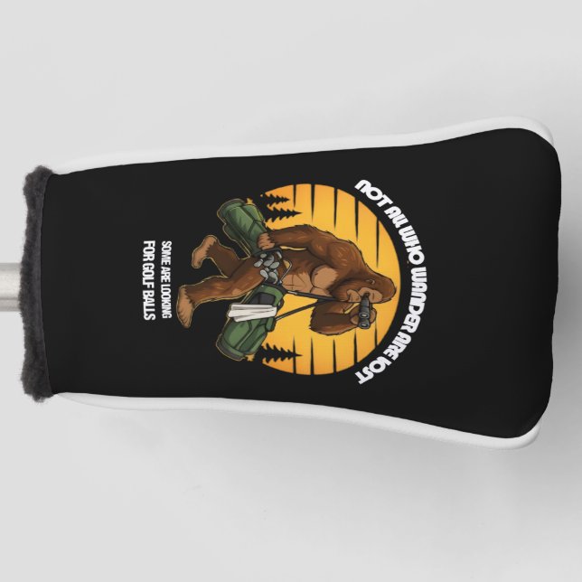 Funny Bigfoot Putter Cover (Front)