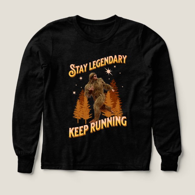 Funny Bigfoot Running Motivation (Design Front)