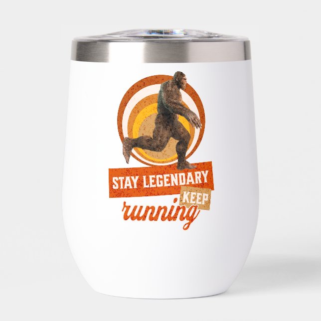 Funny Bigfoot Running Motivation (Front)