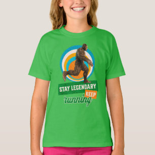 Funny Bigfoot Running Motivation T-Shirt