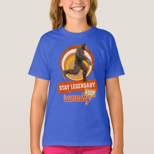 Funny Bigfoot Running Motivation T-Shirt