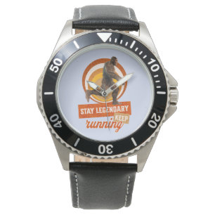 Funny Bigfoot Running Motivation Watch