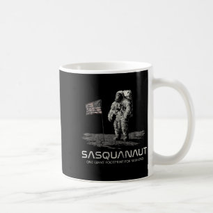 Funny Bigfoot Sasquatch Space Sasquanaut Coffee Mug