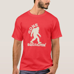 Funny Bigfoot Shirt, Gone Squatchin Tee