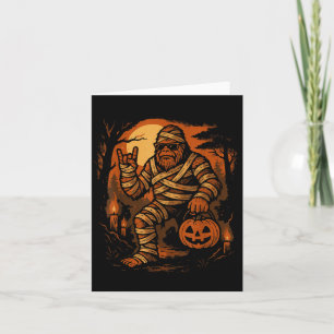 Funny Bigfoot Soky Halloween Sasquatch  Card