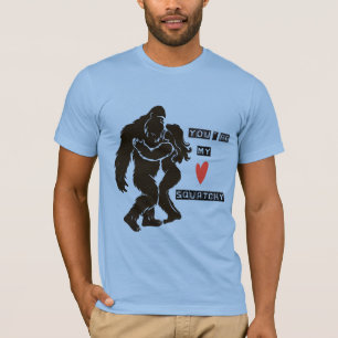 Funny BigFoot “You’re My Squatchy” Romantic Couple T-Shirt