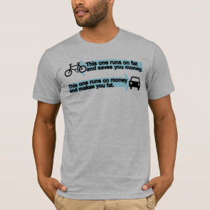 Funny Bike vs Car T-Shirt