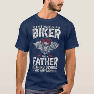 Funny Biker Dad Meme Father's Day Motorcycle Rider T-Shirt