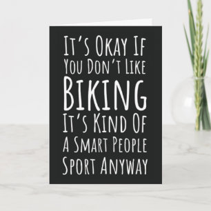 Funny Biking Cards Cycling Cyclist Humor Biker