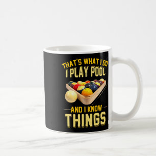 Funny Billards Shirts For Men Coffee Mug