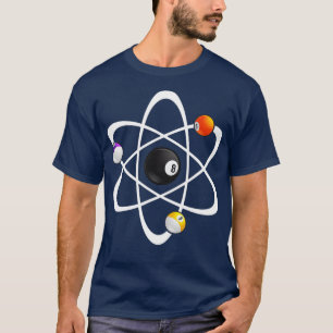 Funny Billiard Designs For Men Women Science Lover T-Shirt