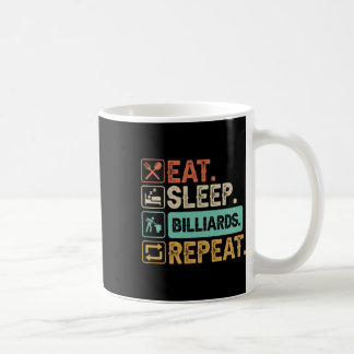 Funny Billiard Game 9-ball Player Dad Cue Stick Lo Coffee Mug