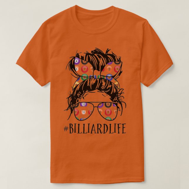 Funny Billiard Life for Pool Players League Womens T-Shirt (Design Front)