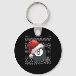 Funny Billiards 8 Ball For Pool Players League Bil Key Ring