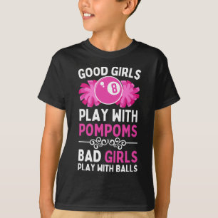 Funny Billiards For Women Girls 8 Ll Billiard Pool T-Shirt