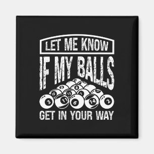Funny Billiards Player Snooker Billiard Pool Playe Magnet