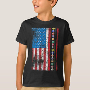 Funny Billiards Pool Hall Snooker Vintage American T-Shirt