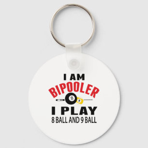 Funny Billiards Pool Player Gift I Play Pool Billi Key Ring