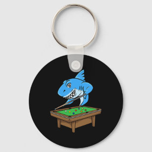 Funny Billiards Pool Shark Hall Snooker Joke Billi Key Ring