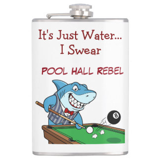 Funny Billiards Shark Rebel Liquid Flask