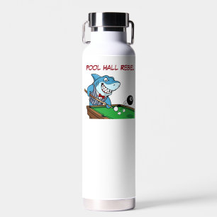 Funny Billiards Shark Water Bottle 