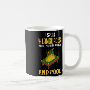 Funny Billiards Shirt Joke Sarcastic Billard Pool Coffee Mug