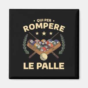 Funny Billiards Sports Quote For Billiard Player  Magnet