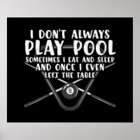 funny Billiards therapy sports word art