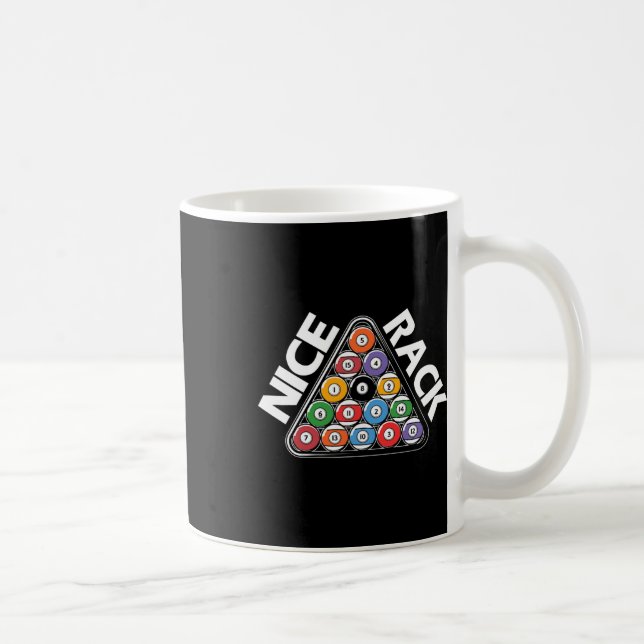 Funny Billiards Triangle  Coffee Mug (Right)
