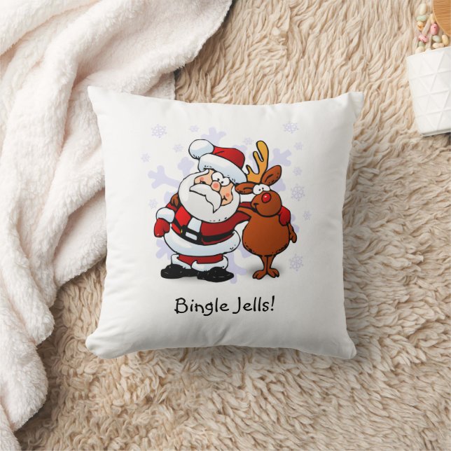 Funny Bingle Jells Holiday Cushion (Blanket)