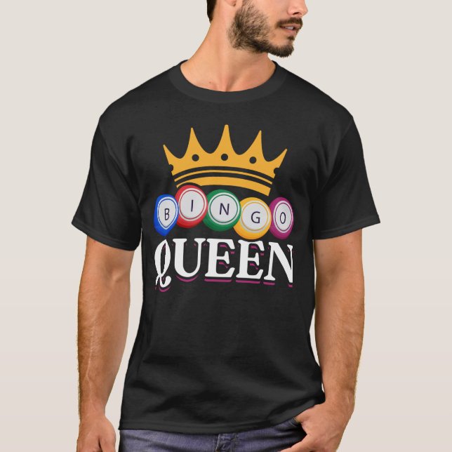 Funny Bingo Girl Bingo Balls Queen Women T-Shirt (Front)
