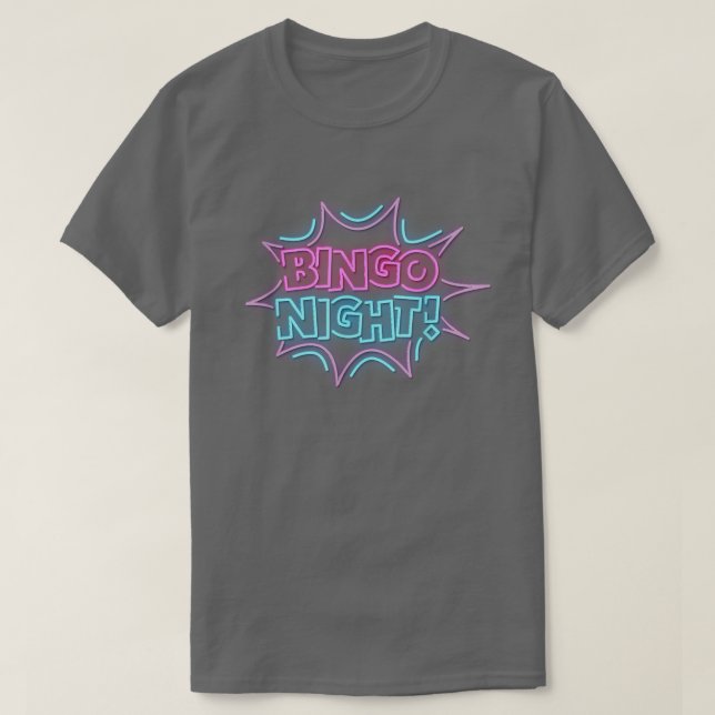 Funny Bingo KingBingo Night  T-Shirt (Design Front)