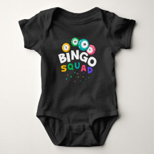 Funny Bingo Team Gambling Humour Baby Bodysuit
