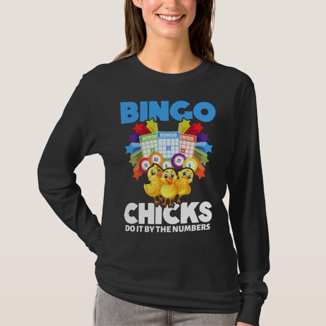 Funny Bingo Women Bingo Player Girls T-Shirt (Front)