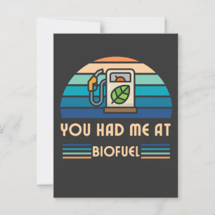 Funny Biofuel Postcard