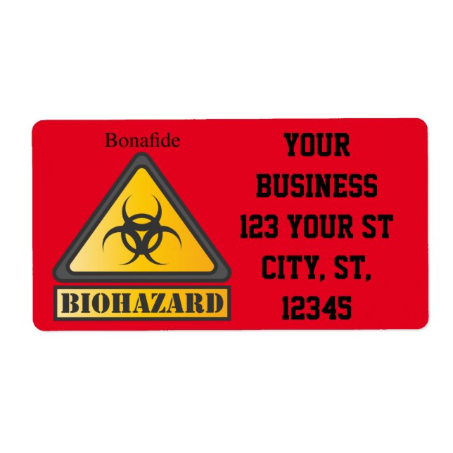 Funny  Biohazard Warning Sign Thunder_Cove (Front)