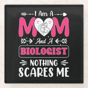 Funny Biologist Mum, Biologist Mum Funny Glass Coaster