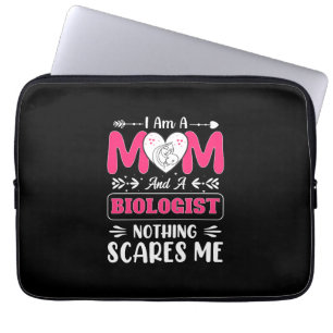 Funny Biologist Mum, Biologist Mum Funny Laptop Sleeve