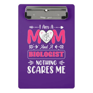Funny Biologist Mum, Biologist Mum Funny Mini Clipboard