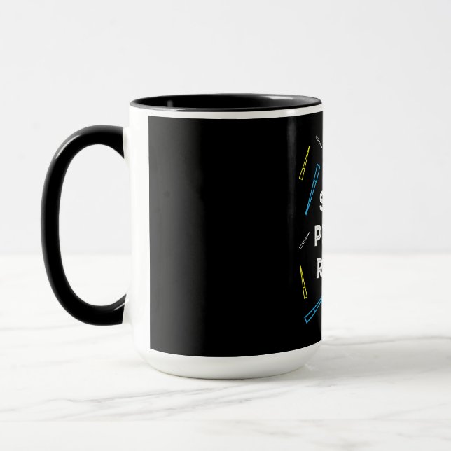 Funny Biology Eat Sleep Pipette Repeat T Mug (Left)