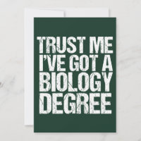 Funny Biology Major Graduation Biologist Graduate