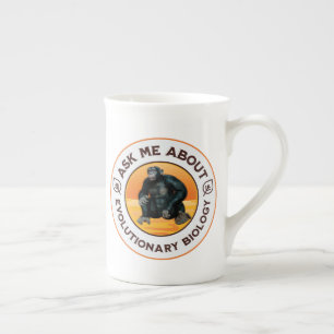 Funny Biology Teacher Evolution Humour Gift Bone China Mug