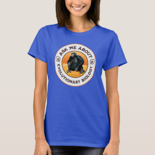 Funny Biology Teacher Evolution Humour Gift T-Shirt