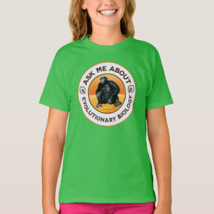 Funny Biology Teacher Evolution Humour Gift T-Shirt