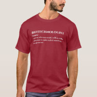Funny Biotech Lab Technician Definition T-Shirt